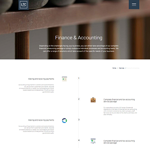 Корпоративный сайт юридической фирмы LTC